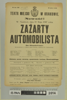 ZAŻARTY AUTOMOBILISTA (Der Kilometerfresser)