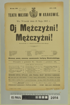 OJ MĘŻCZYŹNI MĘŻCZYŻNI!
