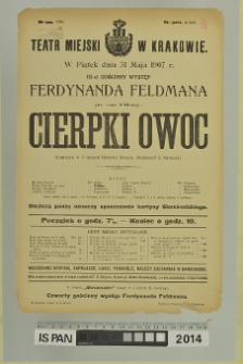 CIERPKI OWOC
