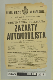 ZAŻARTY AUTOMOBILISTA (Der Kilometerfresser)