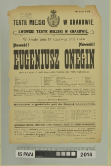 EUGENIUSZ ONEGIN