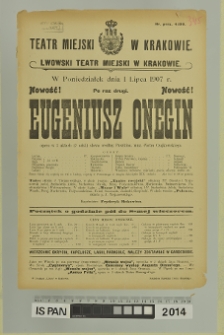 EUGENIUSZ ONEGIN