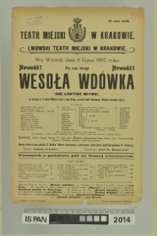 WESOŁA WDÓWKA (Die Lustige Witwe)