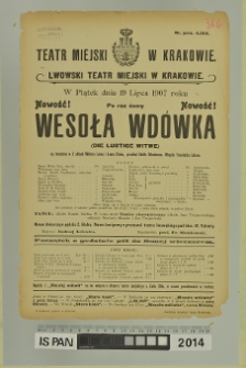 WESOŁA WDÓWKA (Die Lustige Witwe)