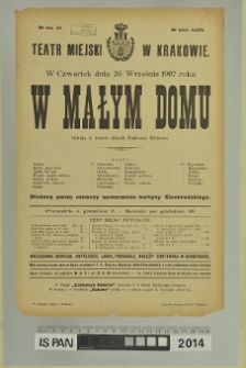 W MAŁYM DOMU