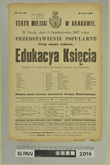 EDUKACYA KSIĘCIA (Edukacja księcia)