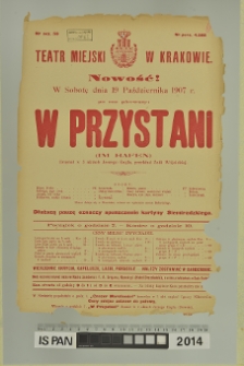 W PRZYSTANI (Im Hafen)