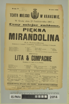 PIĘKNA MIRANDOLINA (La Locandiera)