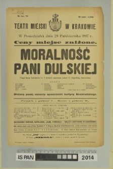MORALNOŚĆ PANI DULSKIEJ