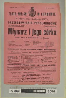 MŁYNARZ I JEGO CÓRKA