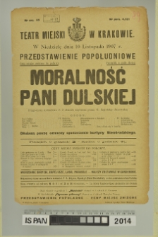MORALNOŚĆ PANI DULSKIEJ