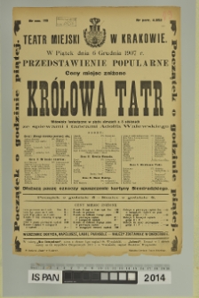 KRÓLOWA TATR