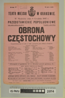 OBRONA CZĘSTOCHOWY