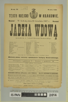 JADZIA WDOWĄ