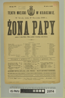 ŻONA PAPY