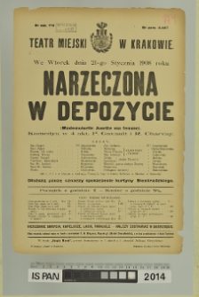 NARZECZONA W DEPOZYCIE (Mademoiselle Josette ma femme)