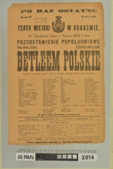 BETLEEM POLSKIE