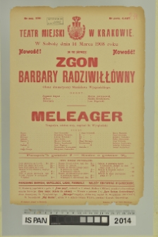 ZGON BARBARY RADZIWIŁŁÓWNY