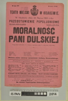 MORALNOŚĆ PANI DULSKIEJ