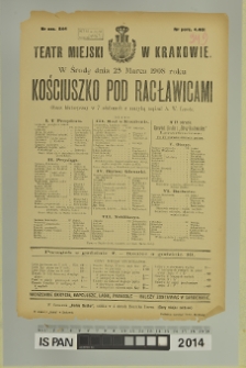 KOŚCIUSZKO POD RACŁAWICAMI