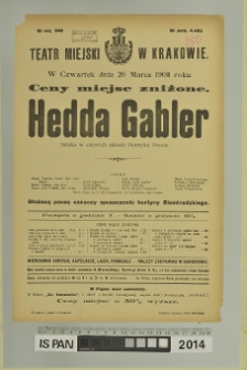 HEDDA GABLER