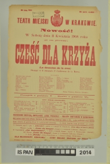 CZEŚĆ DLA KRZYŻA (La devocion de la cruz)