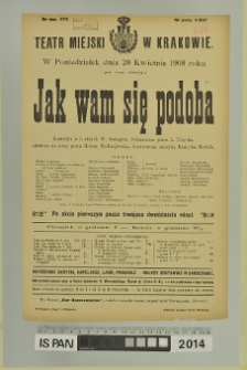 JAK WAM SIĘ PODOBA