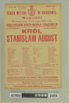 KRÓL STANISŁAW AUGUST