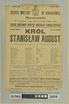 KRÓL STANISŁAW AUGUST