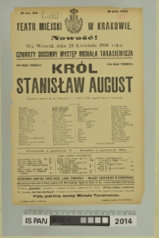 KRÓL STANISŁAW AUGUST