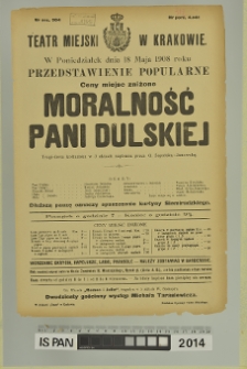 MORALNOŚĆ PANI DULSKIEJ