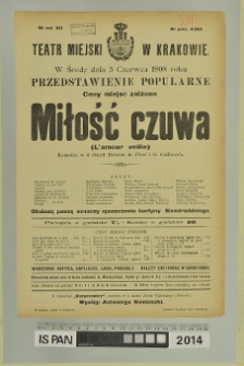 MIŁOŚĆ CZUWA (L'amour veille)