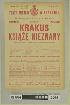 KRAKUS KSIĄŻĘ NIEZNANY
