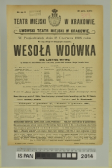 WESOŁA WDÓWKA (Die Lustige Witwe)