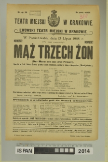 MĄŻ TRZECH ŻON (Der Mann mit den drei Frauen)