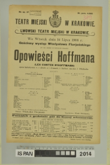 OPOWIEŚCI HOFFMANA (Le Contes D'Hoffmann)