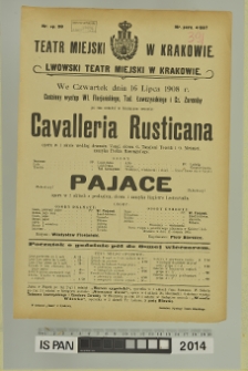 CAVALLERIA RUSTICANA