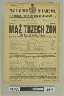 MĄŻ TRZECH ŻON (Der Mann mit den drei Frauen)