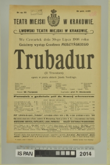 TRUBADUR (Il Trovatore)