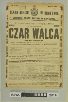 CZAR WALCA (Ein Walzertraum)