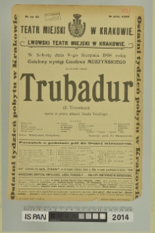 TRUBADUR (Il Trovatore)