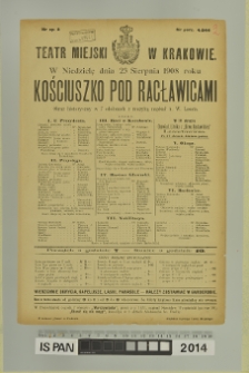 KOŚCIUSZKO POD RACŁAWICAMI