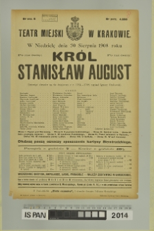 KRÓL STANISŁAW AUGUST
