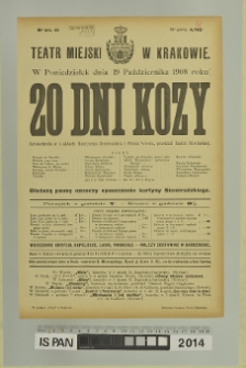 20 DNI KOZY