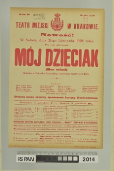 MÓJ DZIECIAK (Mon enfant)