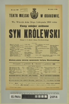 SYN KRÓLEWSKI