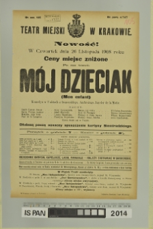 MÓJ DZIECIAK (Mon enfant)