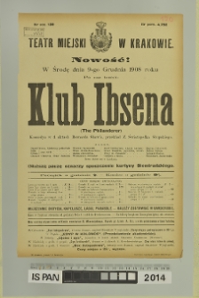 KLUB IBSENA (The Philanderer)