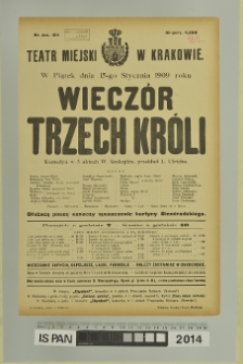 WIECZÓR TRZECH KRÓLI