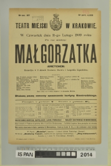 MAŁGORZATKA (Gretchen)